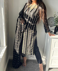 Buy Black Kurta Online - Joshindia