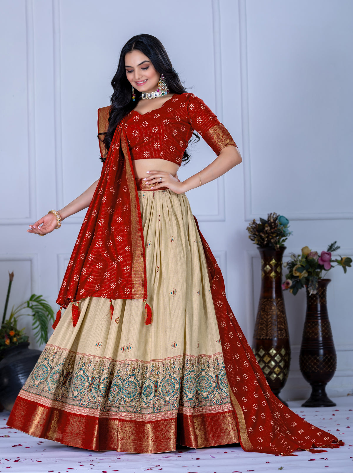 Maroon Color Designer Lehenga Choli