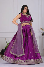 Pink Designer Silk Lehenga Choli