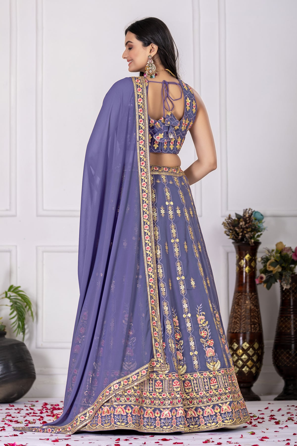 Light Purple Color Designer Lehenga Choli