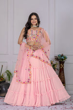 Baby Pink Color Designer Fox Lehenga Choli