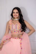 Baby Pink Color Designer Fox Lehenga Choli