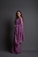 Buy Onion Colore Beautiful Sequency Work Saree - Joshindia