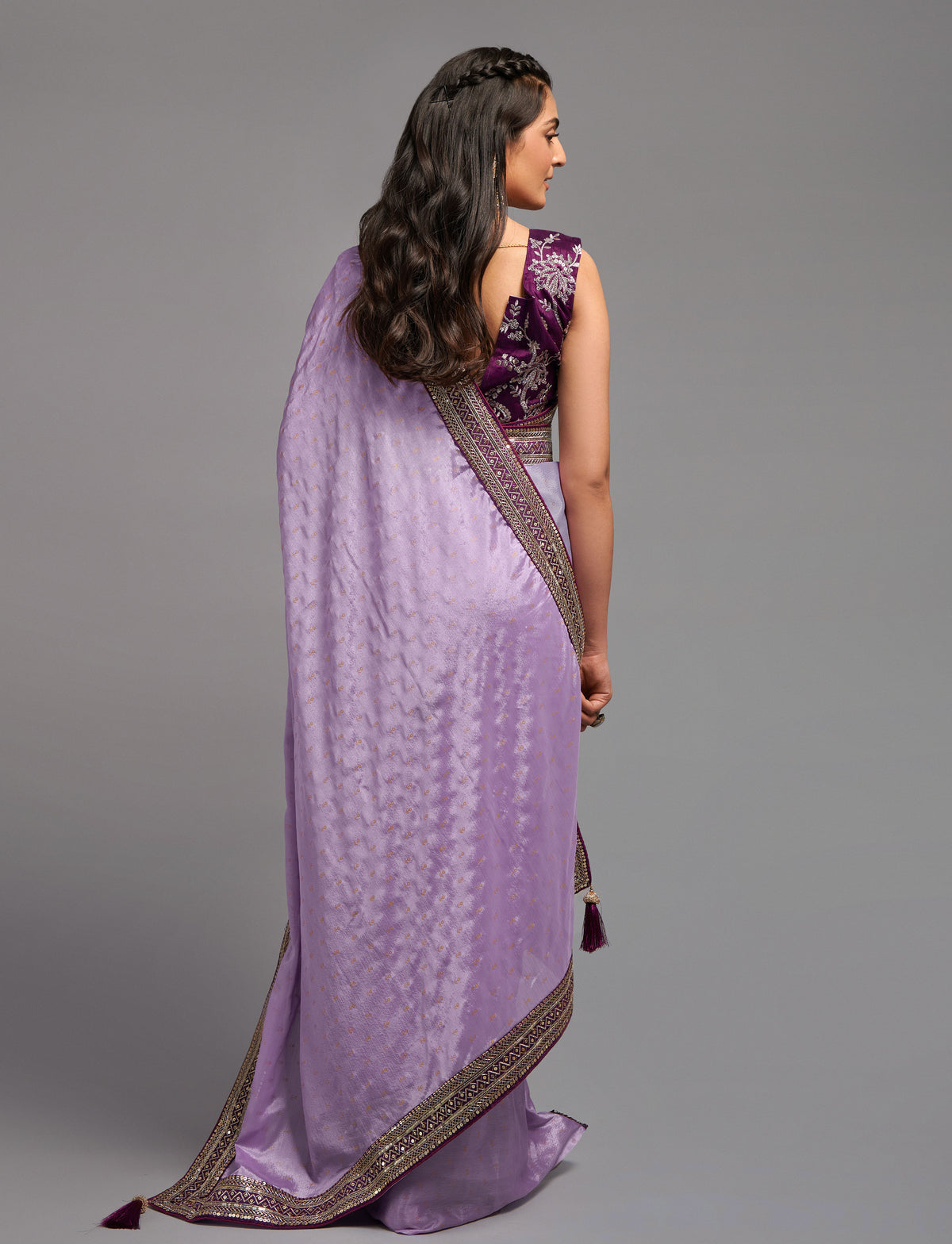 Buy Onion Pink Saree Online In India - JOSHINDIA - Joshindia