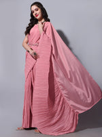 Buy Trendy Peach Saree Online in India - JoshIndia - Joshindia