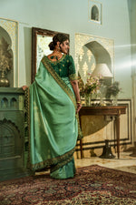 Buy Pista Green Sarees Online In India At Best Price Offers - Joshindia