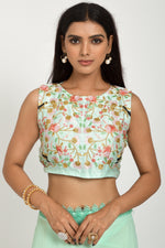 Buy Pista Green Sarees Online In India At Best Price Offers - Joshindia