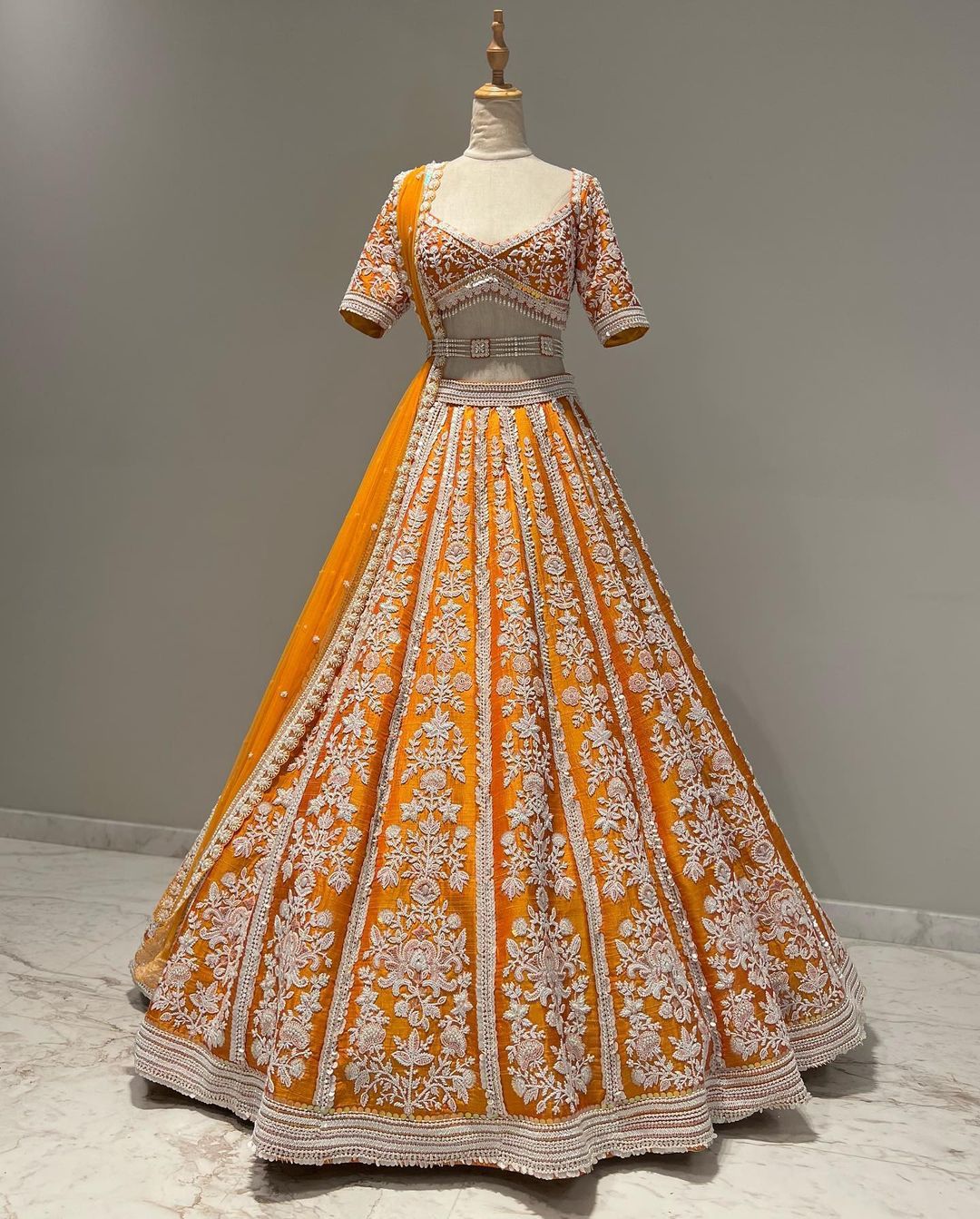 Buy Latest Yellow color Lehenga choli Online - Joshindia