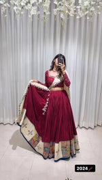 Beet RootColor Designer Lehenga Choli