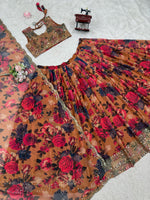Multi Color Digital Printed Designer Lehenga Choli