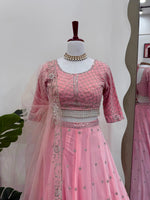 Baby Pink Color Designer Lehenga Choli