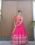 Pink Color Party Wear Designer Lehenga Choli