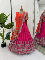 Pink Color Party Wear Designer Lehenga Choli