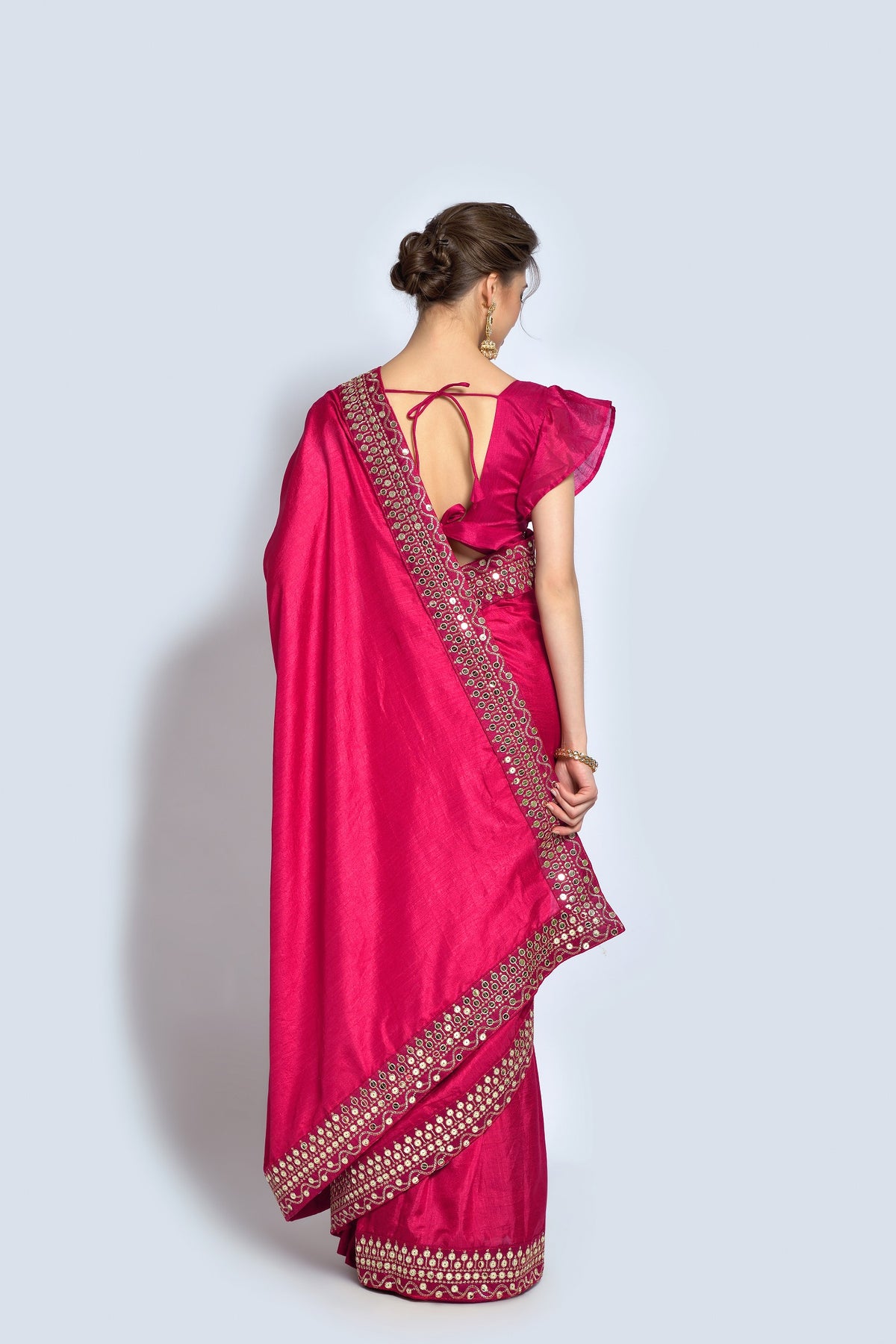 Buy Rani Vichitra Silk Classic Saree Online - Joshindia