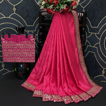 Buy Rani Vichitra Silk Classic Saree Online
