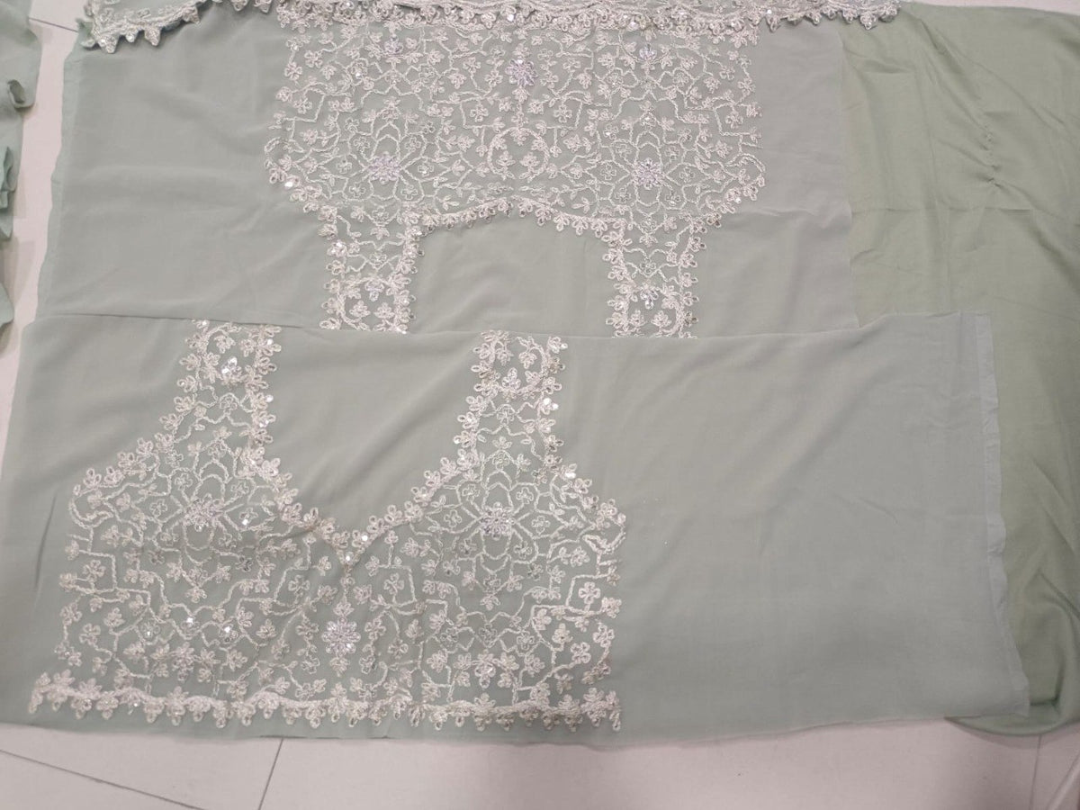 Trending Light Green Color Lehenga Choli For Wedding