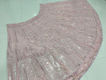 Buy Light Pink Most Trending Sequence Work Lehenga Choli At Low Price