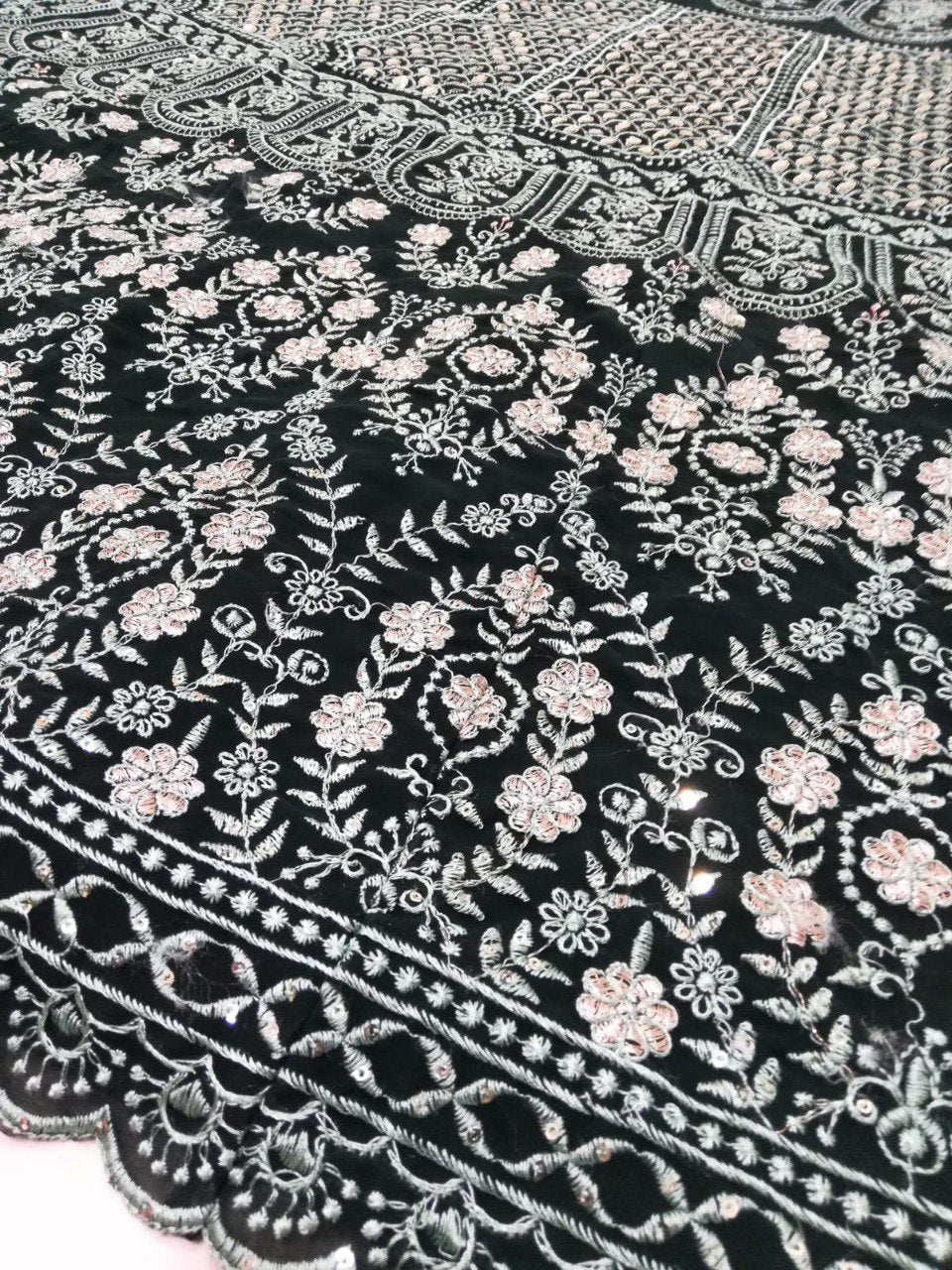 Green Color Designer Georgette Lehenga Choli