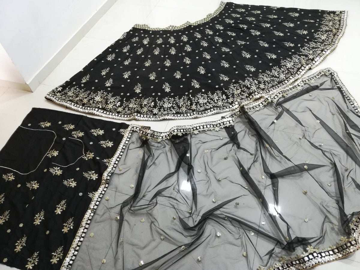 Buy Trendy Black Color Lehenga Choli Online in India