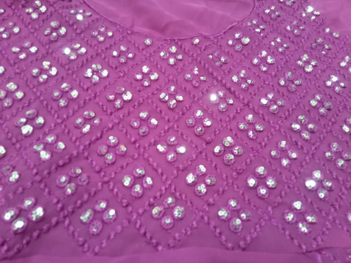 Purple Color Designer Party Wear Lehenga Choli