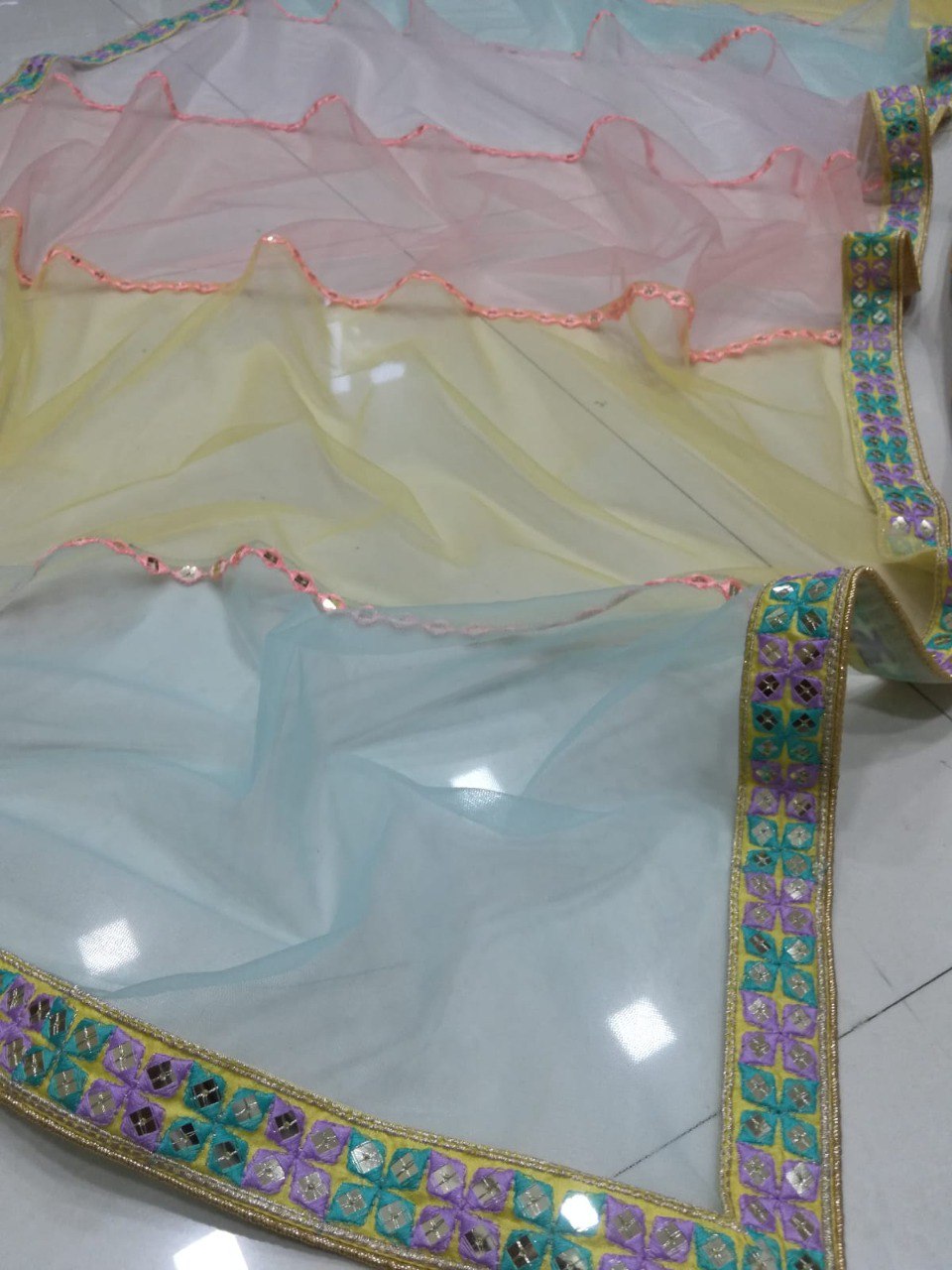 Yellow Color Designer Silk Lehenga Choli