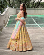 Yellow Color Designer Silk Lehenga Choli
