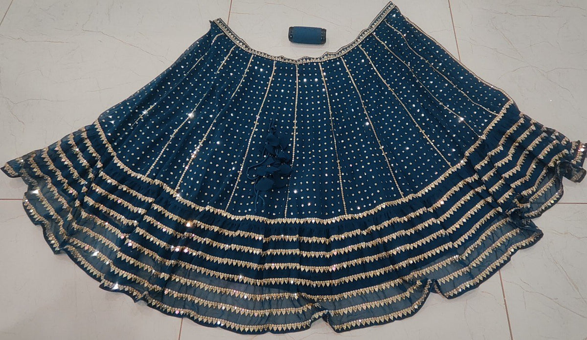 Rama Color Designer Georgette Party Wear Lehenga Choli