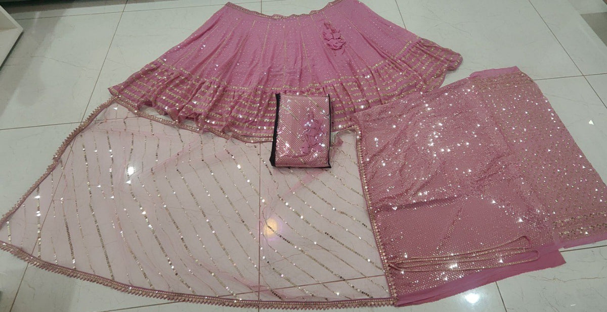 Light Pink Color Designer Lehenga Choli