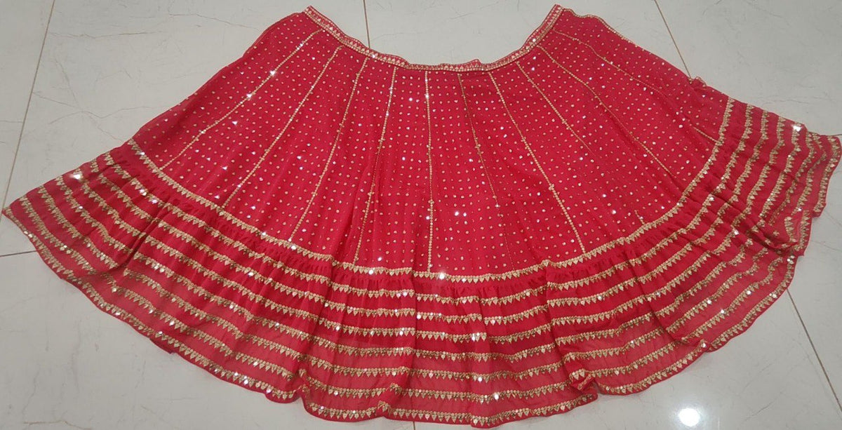 Light Red Color Designer Party Wear Lehenga Choli