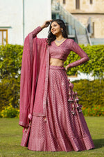 Gajari Color designer Party Wear Lehenga Choli