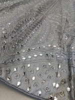 Gray Color Designer Embroidery Lehenga Choli