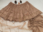Brown Color Designer Embroidery Lehenga Choli