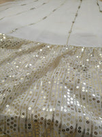 White Color Georgette Designer Party Wear Lehenga Choli