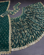 Buy Trendy Green Lehenga Choli Online in India - Joshindia