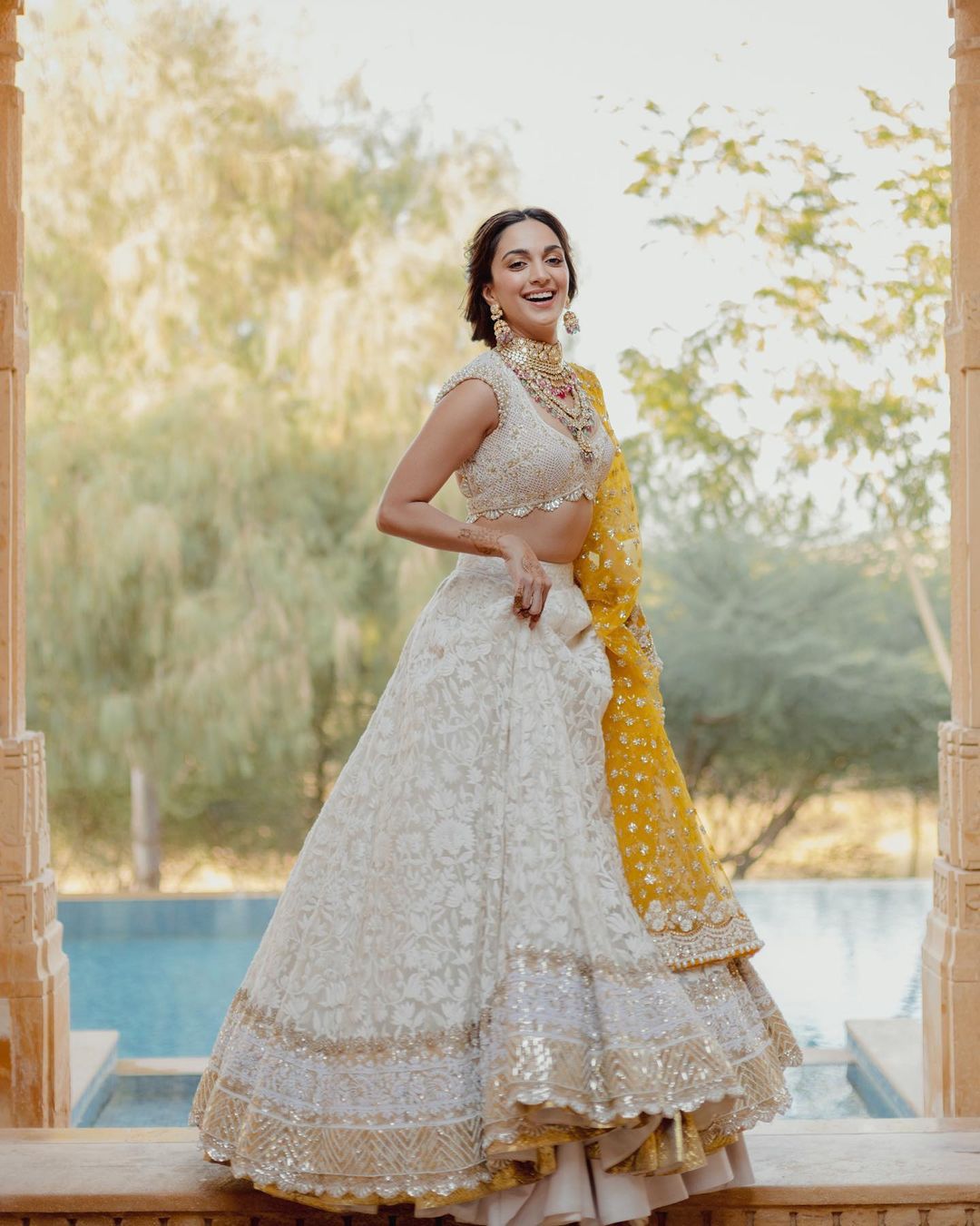 Buy Latest White Color Lehenga Choli Online - Joshindia