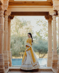 Buy Latest White Color Lehenga Choli Online - Joshindia