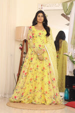 Amazing Yellow Color Anarkali Kurta Set Buy Online - Joshindia