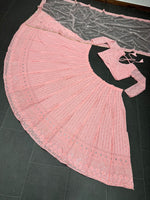 Stylish Blush Pink Color Lehenga Choli For Rich Look - Joshindia