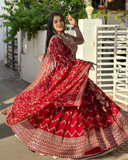 Buy Red Bridal Lehenga online at Best Prices in India