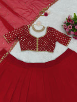 Buy Latest Red Color Lehenga Choli Online - Joshindia
