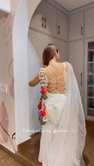 Buy Trendy White Sharara Online in India - Joshindia