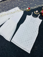 Buy Trendy White Sharara Online in India - Joshindia