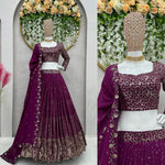 Buy Latest Purple Color Lehenga Choli Online at Best Price - Joshindia