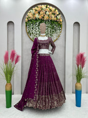 Buy Latest Purple Color Lehenga Choli Online at Best Price - Joshindia