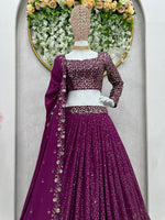 Buy Latest Purple Color Lehenga Choli Online at Best Price - Joshindia