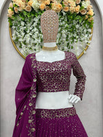 Buy Latest Purple Color Lehenga Choli Online at Best Price - Joshindia