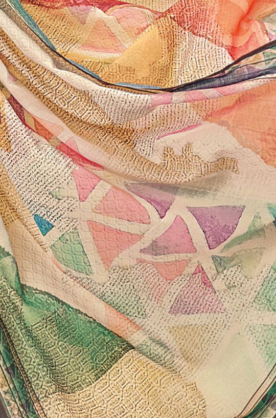 Buy Cream Dupatta Salwar Suit online in India - Joshindia