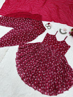 Buy Maroon Color Indo Western Kurta for Women - Joshindia