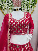 Buy Trendy Red Lehenga Choli Online in India - Joshindia