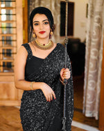 Buy Black Saree Online at Best Prices In India - Joshindia